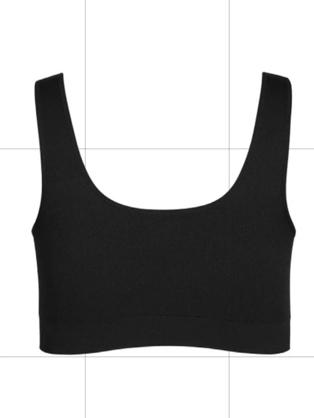 Avenue Body Seamless Wire-Free Bra Black Size 3X NWT Plus Size